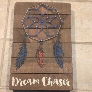 String Art Dream Catcher Wood Wall Decor